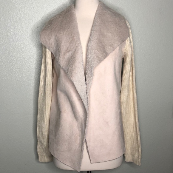 21 Main Sweaters - NWT 21 Main Twila Faux Shearling Jacket Size M